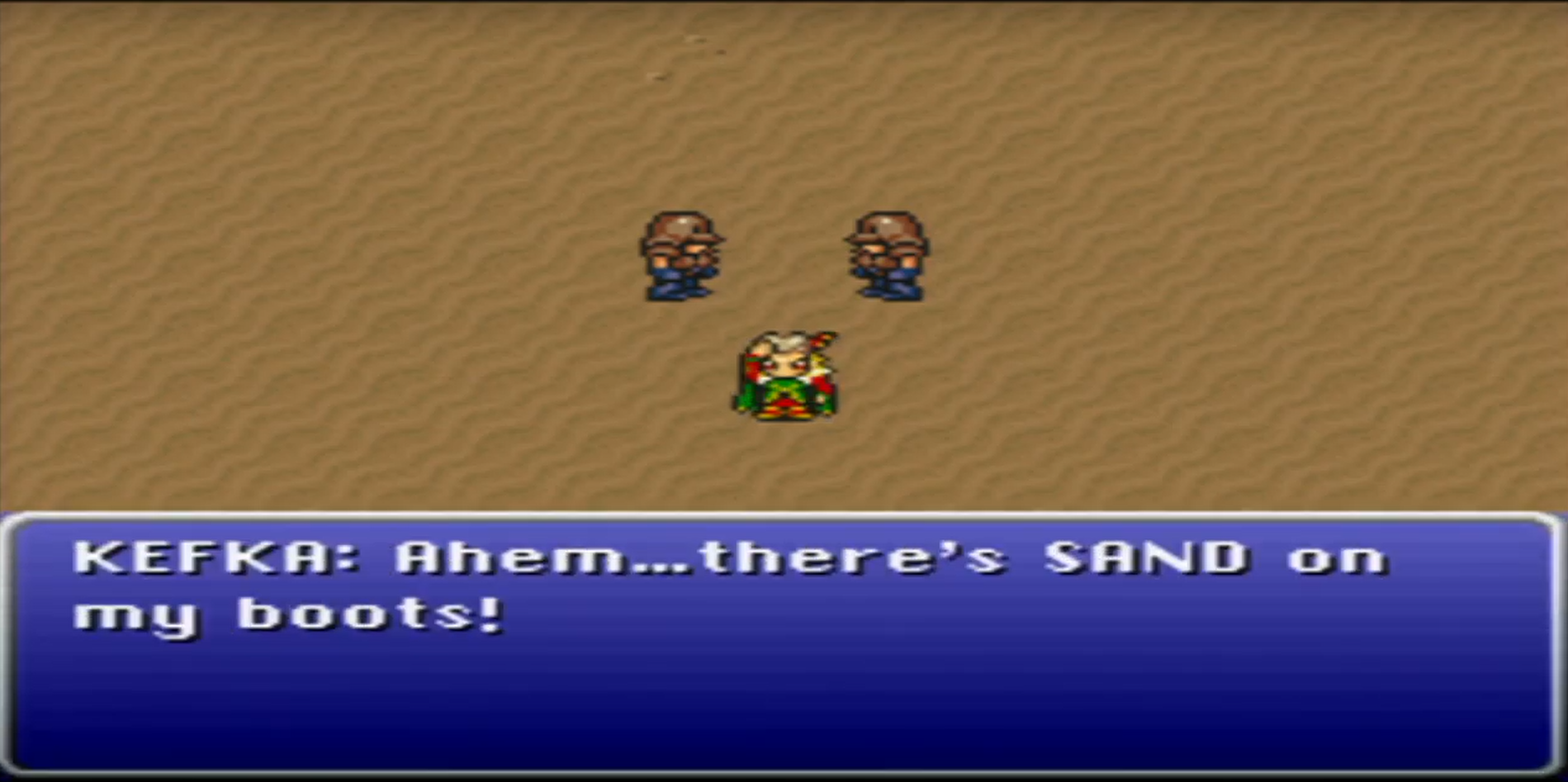 Kefka's introduction to Final Fantasy VI