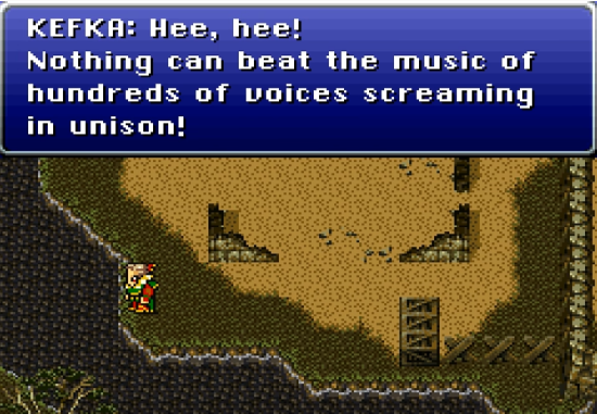 Kefka Poisons the people of Doma