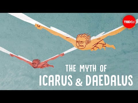 Thumbnail for the embedded element "The myth of Icarus and Daedalus - Amy Adkins"