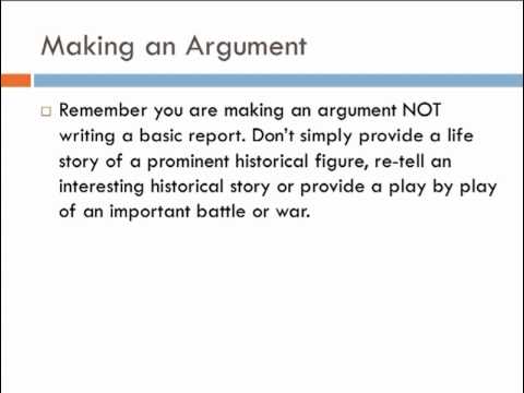 Thumbnail for the embedded element "Thesis Statement Basics"