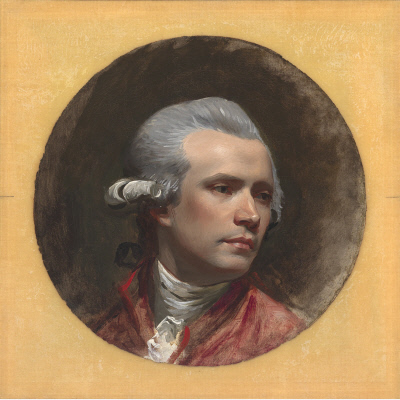 John Singleton Copley, Self-Portrait, 1780-84, oil on canvas, 32 x 32 cm (National Portrait Gallery, Smithsonian)