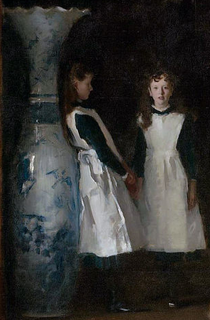 Detail, John Singer Sargent, The Daughters of Edward Darley Boit, 1882, oil on canvas, 221.93 x 222.57 cm (Museum of Fine Arts, Boston) 