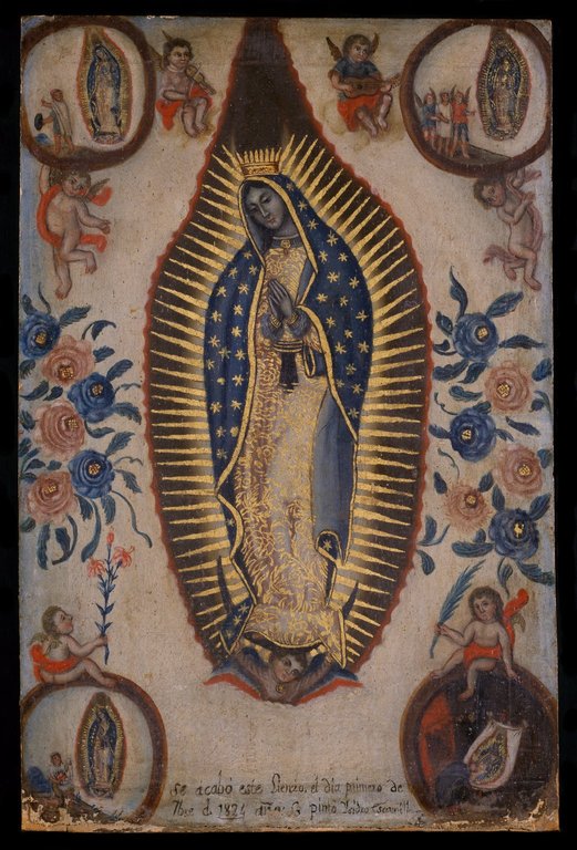 Isidro Escamilla, Virgin of Guadalupe, 1824, oil on canvas, 58.1 x 38.1cm (Brooklyn Museum)