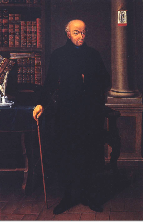 Antonio Serrano, Portrait of Miguel Hidalgo, 1831 (Museo Nacional de Historia, Mexico City)