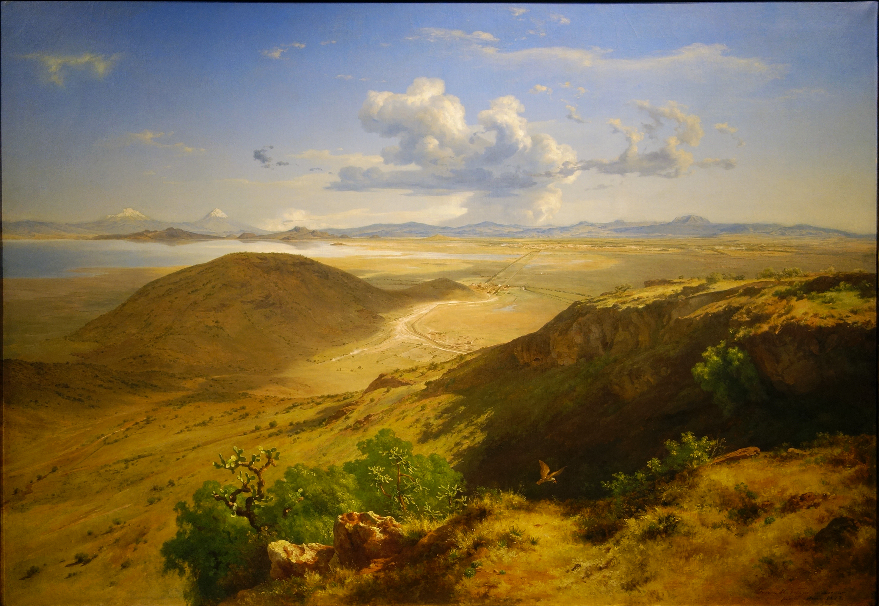 José María Velasco, The Valley of Mexico (Valle de México), 1877, oil on canvas, 160.5 x 229.7 cm (Museo Nacional de Arte, INBA, Mexico City)