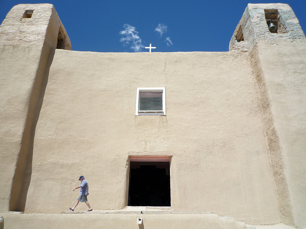 Façade, Mission Church of San Esteban del Rey, 1629, Acoma Pueblo