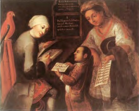 José Joaquín Magón, El Mestizo/The Mestizo, second half of the eighteenth century, oil on canvas. 102 x 126 cm (private collection)