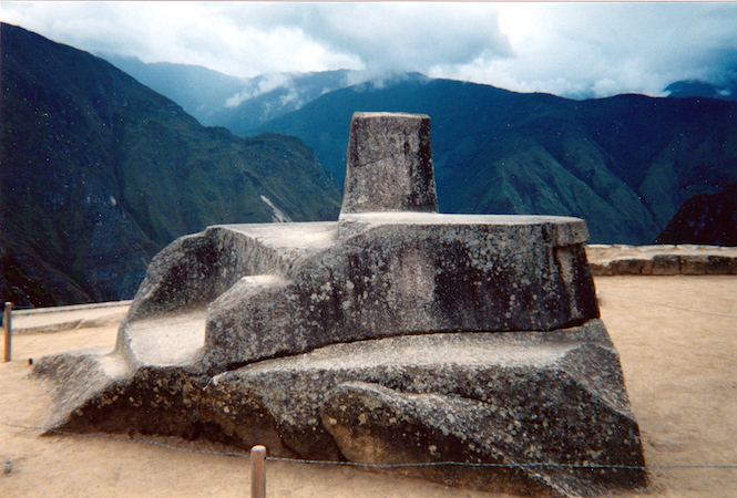 Intihuatana, Machu Picchu, Peru, c. 1450–1540 (photo: Sarahh Scher, CC BY-NC-SA 2.0)
