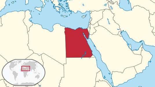 Egypt in its region (undisputed)