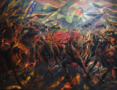 Carr&agrave;, Funeral of the Anarchist Galli (I funerali del anarchico Galli), 1910-11