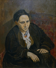Picasso, Portrait of Gertrude Stein, 1905-06