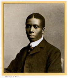 Black and White Photo of a young Paul L. Dunbar in Black and White