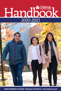 2020-21 Student Handbook cover
