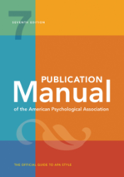 Image of the APA Publication Manual cover