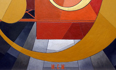 Demuth, I Saw the Figure 5 in Gold (detail), 1928