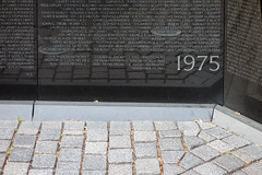 Maya Lin, Vietnam Veterans Memorial, detail of the final names