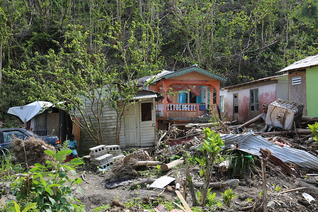Image of damage caused by Hurricane Maria in September 2017.