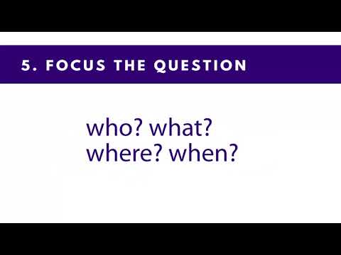 Thumbnail for the embedded element "Developing a Research Question"