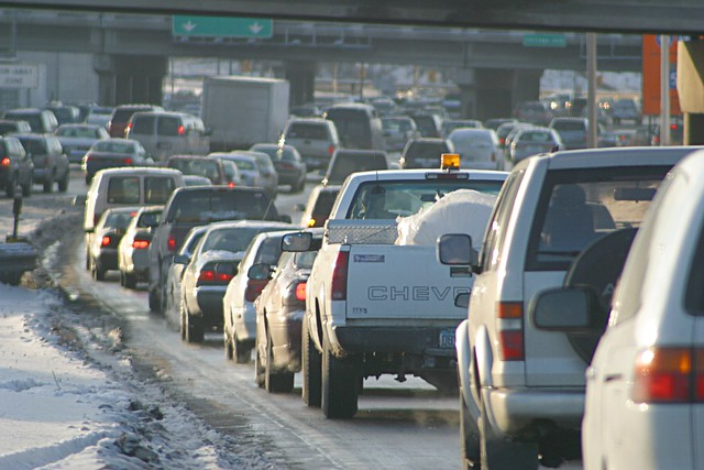 Image of a traffic jam