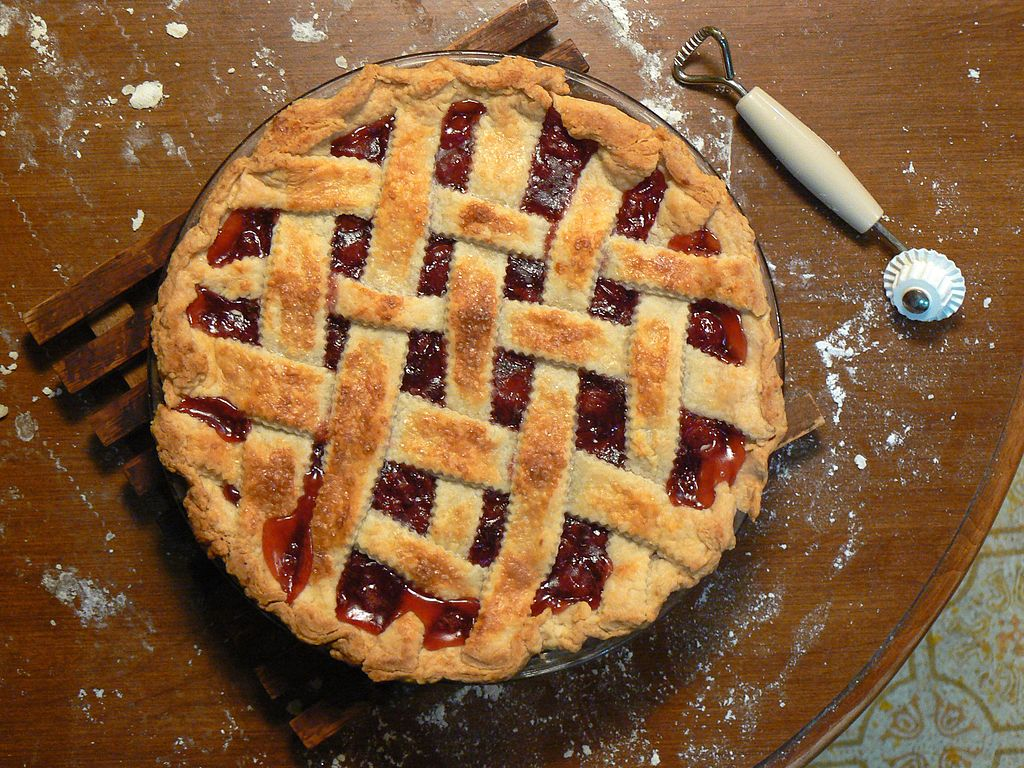 Image of a cherry pie