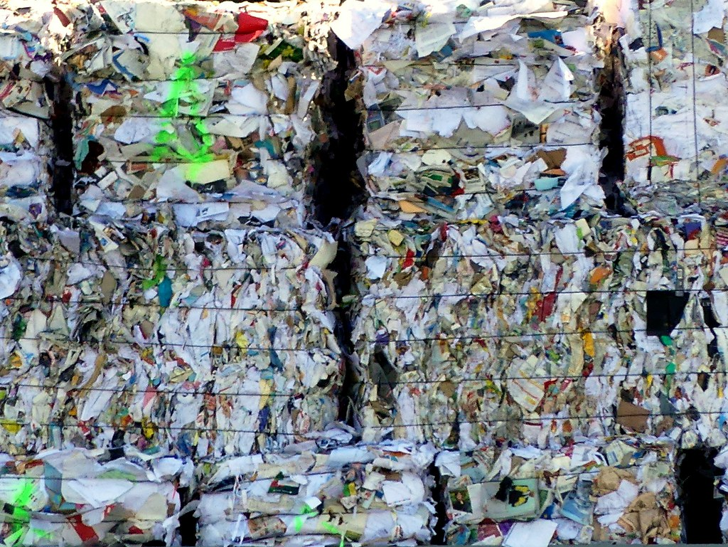Image of compacted trash