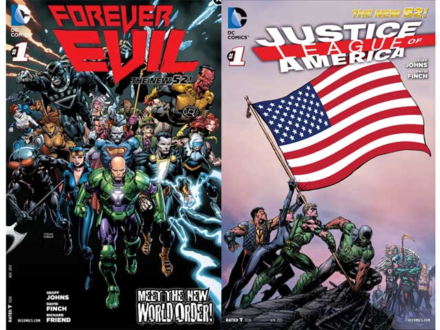 Image of two comic book covers