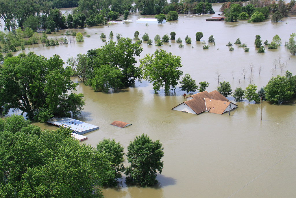 Image of Flooding along Missouri River on June 20, 2011