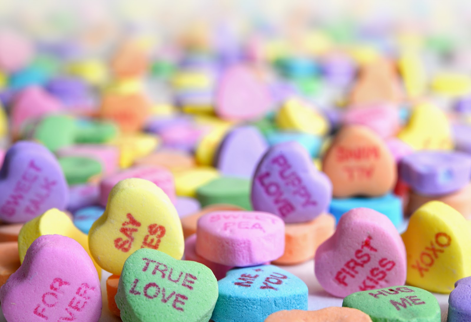 Image of candy hearts