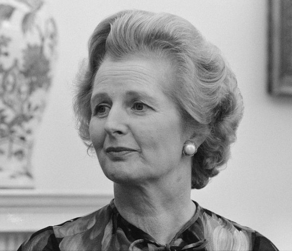 Margaret Thatcher at the height of her power as prime minister.