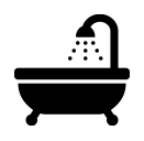 drawing of a bathtub and shower
