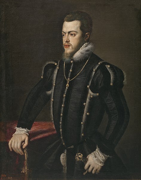 Philip II portrait by Titian