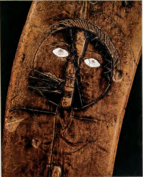 Figure 2.15: Incised and inlaid portrait head, detail of fig. 2.14.