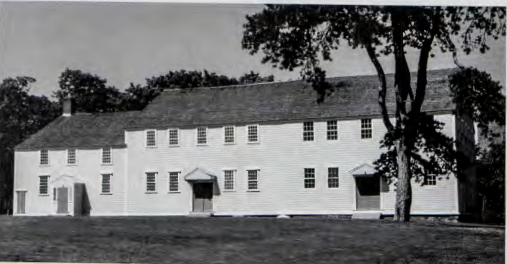 Figure 4.14: Quaker (Friends) Meeting House, Newport, Rhode Island, 1699-1807 ( center 1699; left addition 1729; right addition 1807).