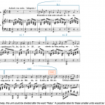 A segmentation analysis of Fanny Hensel's "Abendbild." It shows that a phrase need not be evenly divided into two halves.