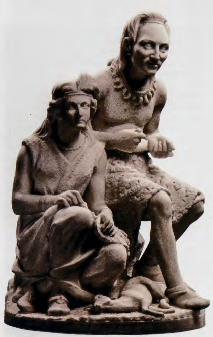 Figure 6.3: 3 EDMONIA LEWIS, The Old lndian Arrowmaker and His Daughter, 1872. Marble, 21½ in (54.6 cm) high. Smithsonian American Art Museum, Washington, D.C.