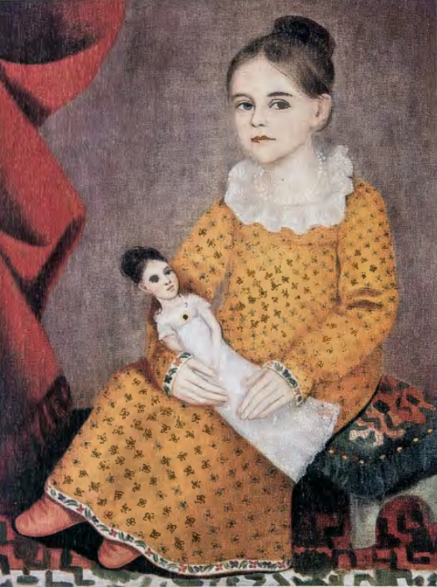 Figure 6.15: AMMI PHILLIPS, Jane Ann Campbell, c. 1820. Oil on canvas, 33½ X 26 in (85 x 66 cm). Private Collection.
