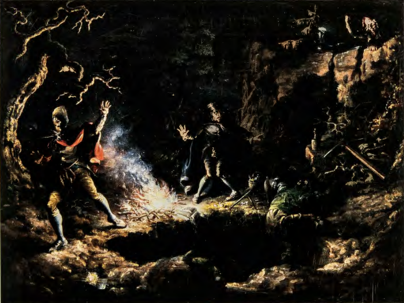 Figure 6.37: JOHN QUIDOR, The Money Diggers, 1832. Oil on canvas, 16¼ x 21½ in (41.2 x 54.6 cm). The Brooklyn Museum of Art, New York.