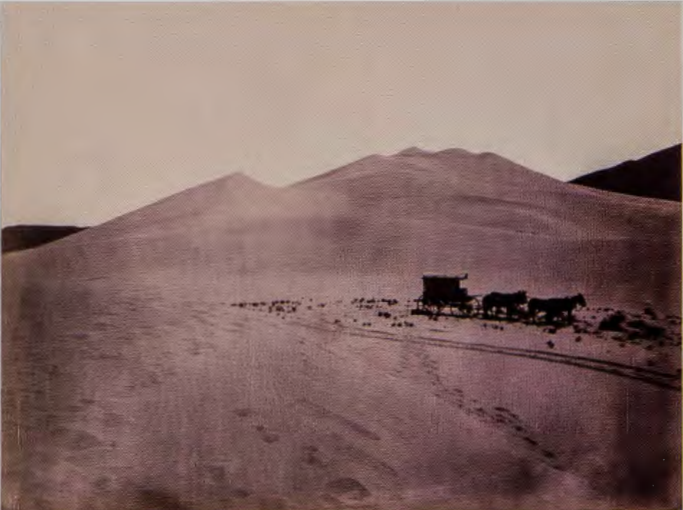 Figure 9.25: TIMOTHY O'SULLIVAN , Sand Dunes, Carson Desert, Nevada, 1868. Albumen print, 7⅞ X 10¾ in (20 X 27.3 cm). Library of Congress, Washington, D.C.