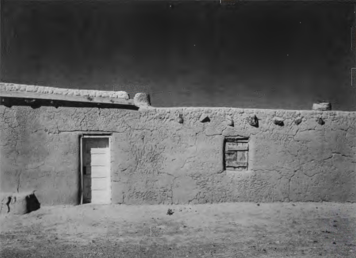 Figure 9.32: ANSEL ADAMS, Penitente Morada at Coyote, New Mexico, c. 1950. Gelatin silver print. Center for Creative Photography, University of Arizona.