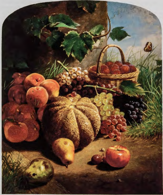 Figure 10.3: WILLIAM MERRITT CHASE, Still Life with Fruit, 1871. Oil on canvas, 30½ X 25 in (77.4 X 63.5 cm). The Parrish Art Museum, Southampton, New York. Littlejohn Collection.
