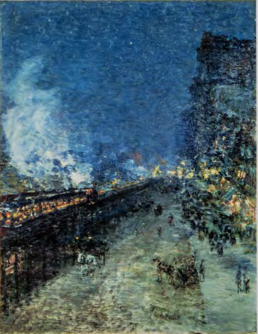 Figure 10.6: CHILDE HASSAM, The El, New York, 1894. Oil on canvas, 18¼ X 14¼ in (46.3 X 36.1 cm). Private Collection.