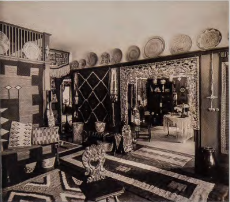 Figure 10.37: Grace Nicholson's Indian Art Gallery in her Pasadena home, c. 1925. Photograph. Huntington Library, Pasadena, California. Grace Nicholson Photo Collection.