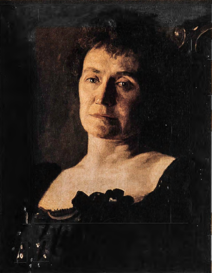 Figure 11.14: THOMAS EAKINS, Portrait of Mrs. Edith Mahon, 1904. Oil on canvas, 20 ⅝ x 5 1/16, in (52.3 x 41.4 cm). Smith College Museum of Art, Northhampton, Massachusetts.