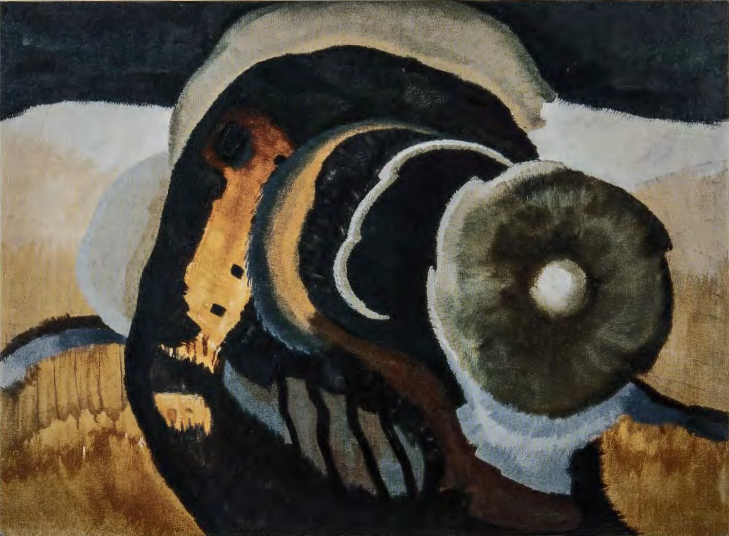 Figure 12.15: ARTHUR DOVE, Alfie's Delight, 1929. Oil on canvas, 22¾ X 31 in (57.7 x 78.7 cm). Herbert F. Johnson Museum, Cornell University, Ithaca, New York. Dr. and Mrs. Milton Lurie Kramer Collection .