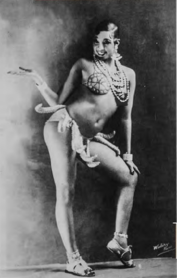 Figure 13.15: Josephine Baker with her banana skirt, c. 1927.