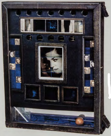 Figure 14.34: JOSEPH CORNELL, Untitled (Penny Arcade Portrait of Lauren Bacall), 1945-6. Mixed media, 20½ X 16½ in (52 x 41.9 cm). Private collection. On long-term loan to Art Institute of Chicago, lllinois.