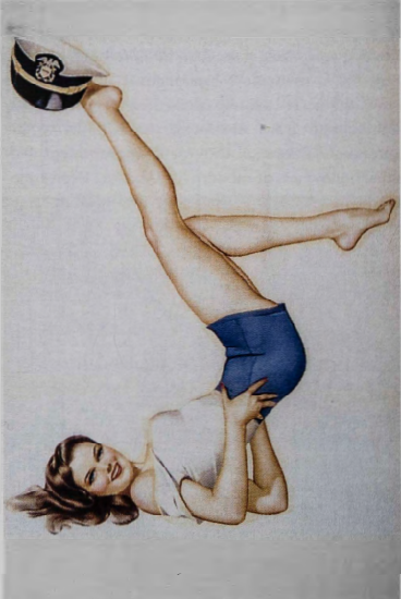 Figure 7.12: ALBERTO VARGAS, Varga Girl, from Esquire Magazine, April, 1945. Courtesy Hearst Licensing, New York.