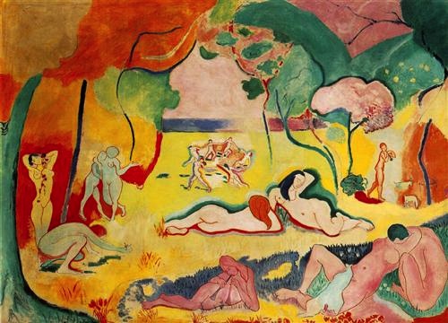 Henri Matisse, Bonheur de Vivre, 1906, oil on canvas, 175 x 241 cm. (The Barnes Foundation, Philadelphia)