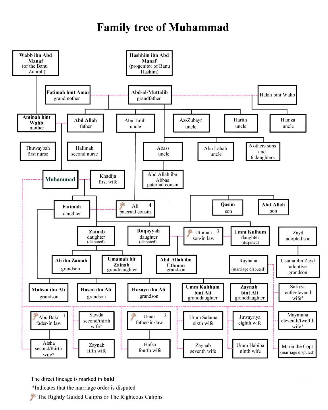 Family Tree of the Prophet Muhammad