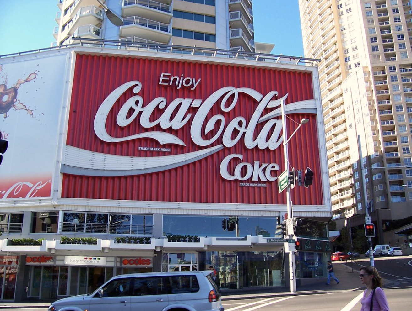 coca cola coke billboard